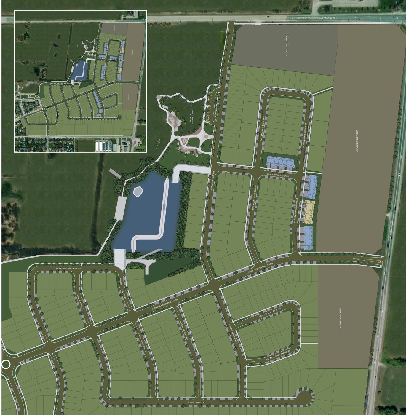 Liora townhome site plan